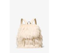 MK Rucksack Quinn Medium Aus Kunstpelz - Natur - Michael Kors