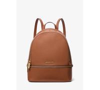MK Rucksack Rhea Medium Aus Gekrispeltem Leder - Braun - Michael Kors