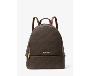 MK Rucksack Rhea Medium Mit Signature-Logomuster - Braun - Michael Kors