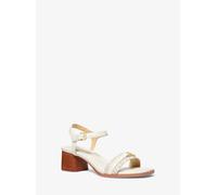 MK Sandale Mandy mit Signature-Logomuster - Natur - Michael Kors