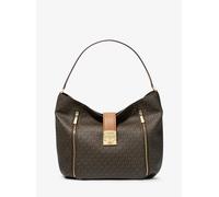 MK Schultertasche Addie Large Mit Signature-Logomuster - Braun - Michael Kors