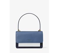 MK Schultertasche Claire Large Aus Leder In Blockfarben - Blau - Michael Kors