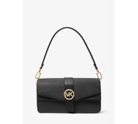 Michael Kors Greenwich Umhängetasche schwarz, Leder, Damen
