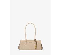 MK Schultertasche Laila Small aus Wildleder - Natur - Michael Kors