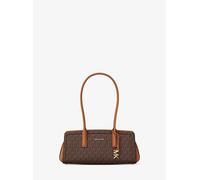 MK Schultertasche Laila Small mit Signature-Logomuster - Braun - Michael Kors