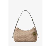 MK Schultertasche Nolita Medium aus Leder mit Überwendlingsstich und Logo - Natur - Michael Kors