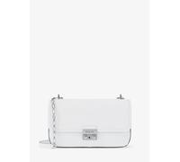 MK Schultertasche Tribeca Large Aus Gekrispeltem Leder - Weiss - Michael Kors