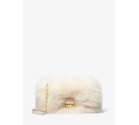 MK Schultertasche Tribeca Large Aus Lammfellimitat - Natur - Michael Kors