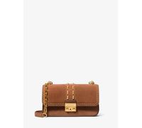 MK Schultertasche Tribeca Small aus Wildleder mit Nieten - Braun - Michael Kors