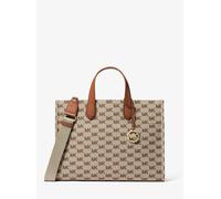 MK Shopper Gigi Large Aus Jacquard Mit Logomuster - Braun - Michael Kors