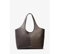 MK Shopper Henly Large aus Signature-Logostoff mit Struktur - Braun - Michael Kors
