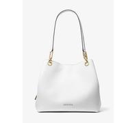 MK Shopper Kensington Large Aus Gekrispeltem Leder - Weiss - Michael Kors