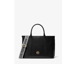 MK Shopper Luisa Medium aus gekrispeltem Leder - Schwarz - Michael Kors