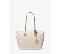 Michael Kors Marilyn Shopper elfenbein/braun, Canvas, Damen