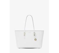 MK Shopper Quinn Large Aus Gekrispeltem Leder - Weiss - Michael Kors