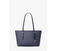 MK Shopper Quinn Medium Aus Signature-Logostoff Und Leder - Blau - Michael Kors