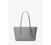 MK Shopper Quinn Medium Aus Signature-Logostoff Und Leder - Grau - Michael Kors
