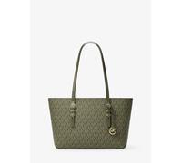 MK Shopper Quinn Medium Aus Signature-Logostoff Und Leder - Grün - Michael Kors
