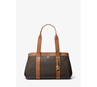 MK Shopper Romee Large aus Signature-Logostoff und Leder - Braun - Michael Kors