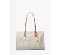 MK Shopper Scarlett Medium Mit Signature-Logomuster - Natur - Michael Kors