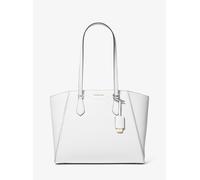 MK Shopper Taryn Large Aus Leder - Weiss - Michael Kors