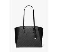 MK Shopper Taryn Large Aus Signature-Logostoff Und Leder - Schwarz - Michael Kors
