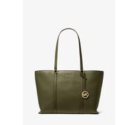 MK Shopper Temple Large Aus Gekrispeltem Leder - Grün - Michael Kors