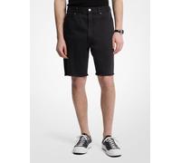 MK Shorts Aus Ausgefranstem Denim - Schwarz - Michael Kors