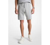 MK Shorts Aus Baumwollmischung Mit Logoprägung - Braun - Michael Kors