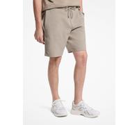 MK Shorts Aus Baumwollmischung Mit Logoprägung - Grün - Michael Kors