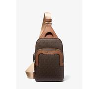 MK Sling-Tasche Hudson mit Signature-Logomuster - Braun - Michael Kors