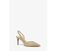 MK Slingpumps Alina Flex aus glitzerndem Mesh im Kettendesign - Goldton - Michael Kors