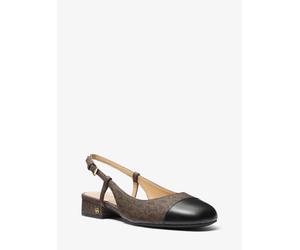 MK Slingpumps Perla Flex mit Signature-Logomuster - Braun - Michael Kors