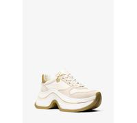 MK Sneaker Arla Aus Leder Und Wildleder - Grün - Michael Kors