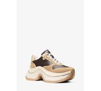 MK Sneaker Arla Aus Leder Und Wildleder - Natur - Michael Kors