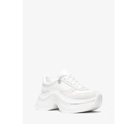 MK Sneaker Arla aus Leder und Wildleder - Weiss - Michael Kors
