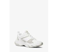 MK Sneaker Chase aus Materialmix - Weiss - Michael Kors