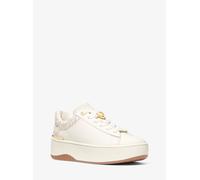 MK Sneaker Dottie aus Leder und Signature-Logostoff - Natur - Michael Kors