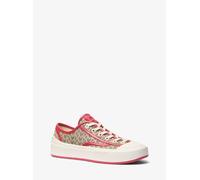MK Sneaker Jude aus Jacquard mit MK2000-Logomuster - Rot - Michael Kors