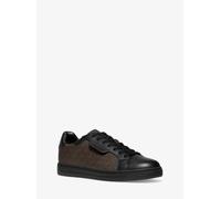 MK Sneaker Keating aus Logostoff und Leder - Braun - Michael Kors