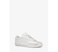 MK Sneaker Nolan aus Leder in Metallic-Optik - Silberton - Michael Kors
