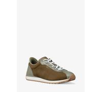 MK Sneaker Rhodes aus Wildleder in Blockfarben - Grün - Michael Kors