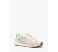 MK Sneaker Rhodes mit Signature-Logomuster - Natur - Michael Kors