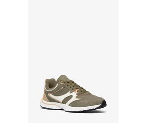 MK Sneaker Riley aus Materialmix - Grün - Michael Kors
