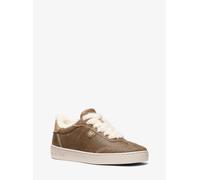 MK Sneaker Scotty aus Kunstlammfell und Leder im Used-Look - Natur - Michael Kors
