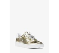 MK Sneaker Scotty aus Leder in Metallic-Optik mit Verzierung - Goldton - Michael Kors