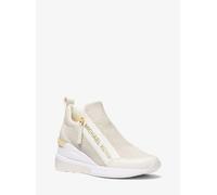 MK Sneaker Willis aus Stretch-Strick in Metallic-Optik - Goldton - Michael Kors