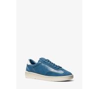 MK Sneaker Wilton aus Leder und Wildleder - Blau - Michael Kors