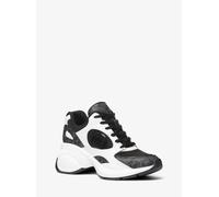 MK Sneaker Zuma aus Empire Signature-Logostoff und Mesh - Schwarz - Michael Kors