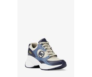 MK Sneaker Zuma aus Leder und Mesh - Blau - Michael Kors